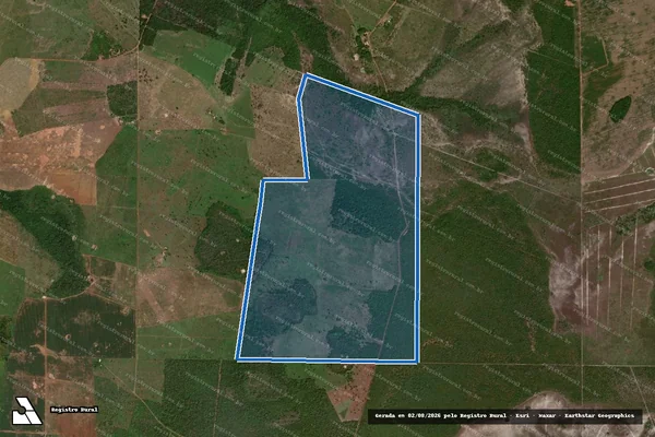 Imagem de satélite de Fazenda Orlandia 01 - FAZENDA ORLANDIA - 02 em Porto Alegre do Norte - MT