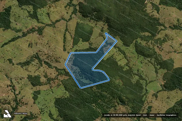 Imagem de satélite de FAZENDA ÁGUAS CLARAS - Parcela 1 em Itaberaí - GO