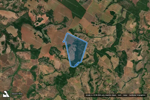 Imagem de satélite de FAZENDA SANTA CRISTINA/BARRA MANSA - Parte 1 em Santa Tereza de Goiás - GO