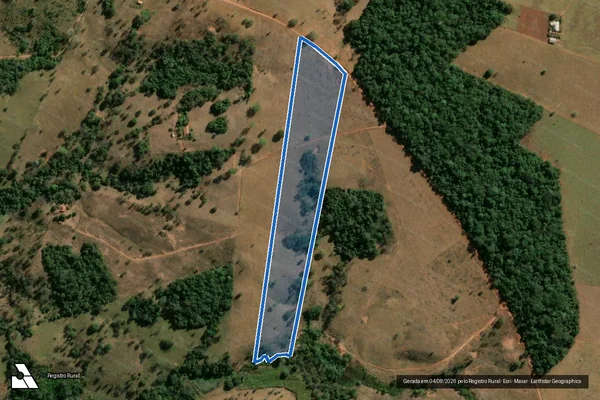Imagem de satélite de FAZENDA AGUA LIMPA E JOSE ALVES - Gleba 02 em Jaraguá - GO