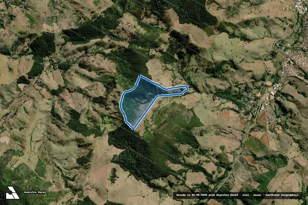 Imagem de satélite de PONTE FUNDA - Gleba C em Cristina - MG