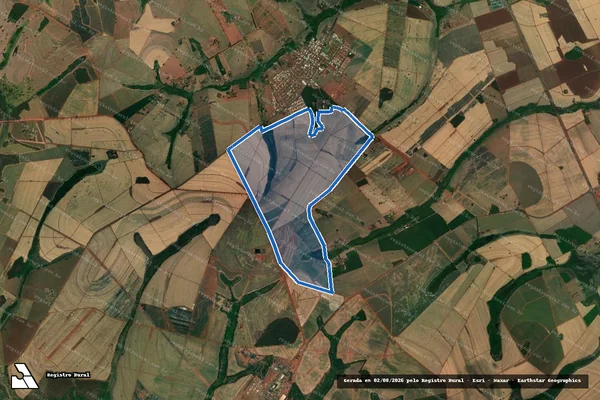 Imagem de satélite de FAZENDA MOEMA GLEBA 01A-01 - Fazenda Moema Gleba-01A em Orindiúva - SP