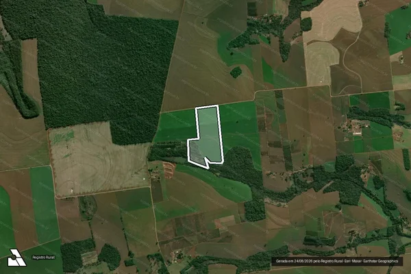 Imagem de satélite de FAZENDA SÃO JOSE ? GLEBA D - GLEBA D em Londrina - PR