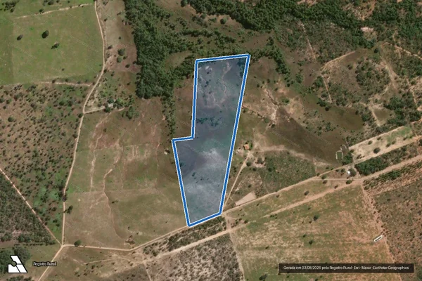 Imagem de satélite de LOTEAMENTO NOVA FRONTEIRA -LOTE 02 - Gleba 08 em Taguatinga - TO