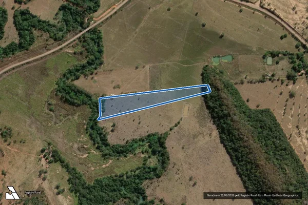 Imagem de satélite de FAZENDA VARGEM BONITA - Parcela 1 em Unaí - MG