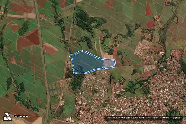 Imagem de satélite de Sitio Santo Onofre - Parte 1 em Igarapava - SP