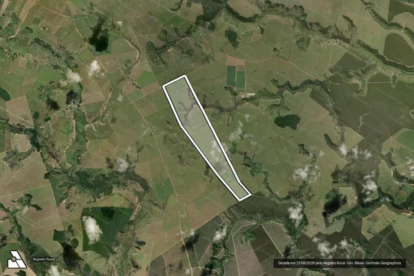Imagem de satélite de FAZENDA SOLEDADE - Gleba 01-Matr.2442 em Ibirapuã - BA
