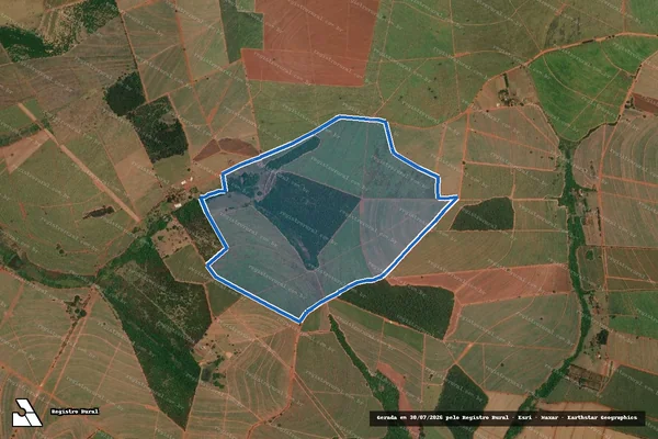 Imagem de satélite de FAZENDA “MATÃOZINHO” em Ibitinga - SP