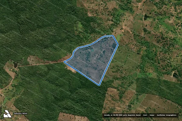 Imagem de satélite de FAZENDA SANTO ANTONIO - Parcela 1 em Tuntum - MA