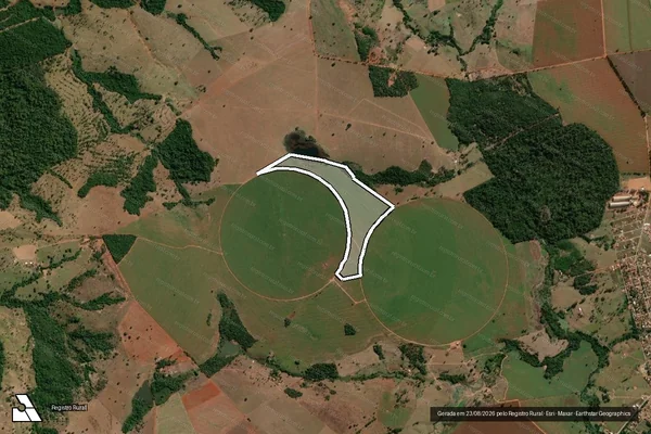 Imagem de satélite de FAZENDA SÃO LOURENÇO DAS GUARIROBAS - Gleba D em Pontalina - GO