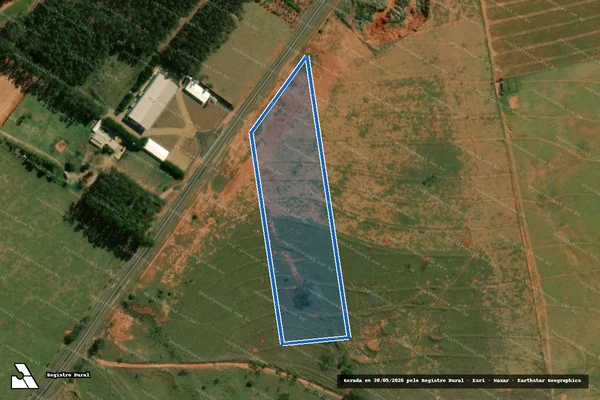 Imagem de satélite de Fazenda Santa Maria - Gleba B em Anhumas - SP