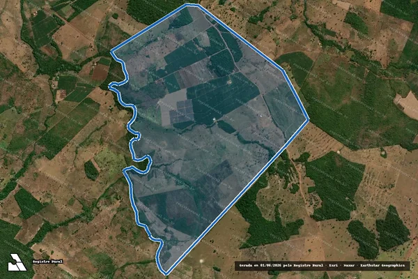 Imagem de satélite de FAZENDA ALEGRE em São João do Paraíso - MA