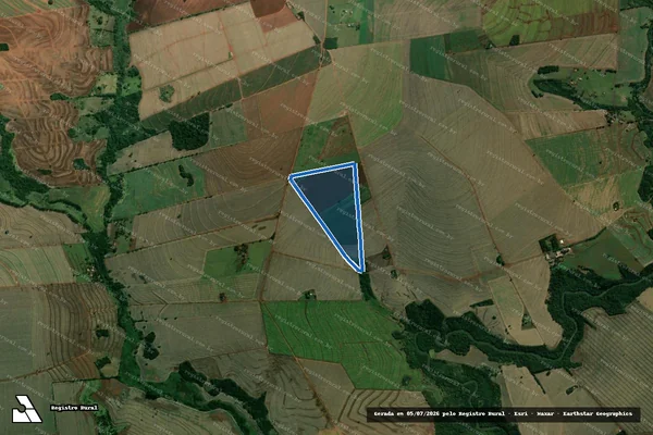 Imagem de satélite de SÍTIO SÃO LUIZ em Paraguaçu Paulista - SP