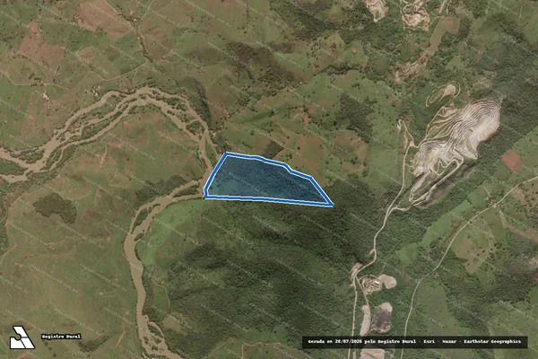 Imagem de satélite de FAZENDA MONTE LIBANO 2 - 2446 em Cachoeiro de Itapemirim - ES