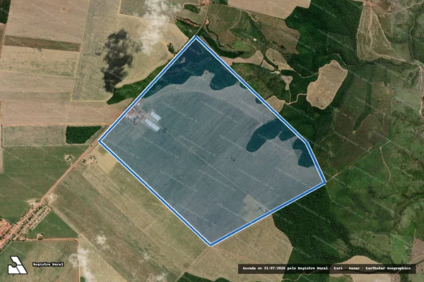 Imagem de satélite de Fazenda Rosa Lima - Parte 1 em Dom Eliseu - PA