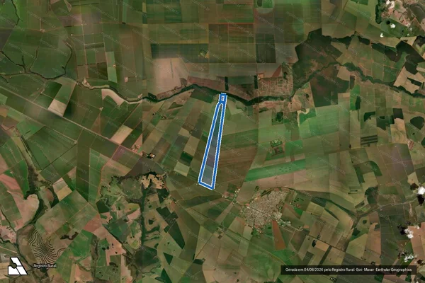 Imagem de satélite de FAZENDA GÁVEA - Área Desmembrada 05 em Chapadão do Sul - MS