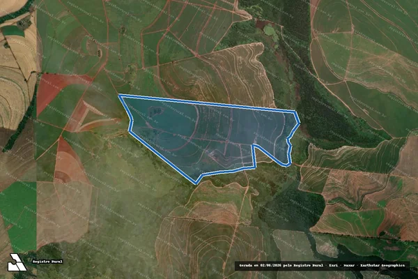 Imagem de satélite de Fazenda  Inhumas / PARTE 1 em Araraquara - SP