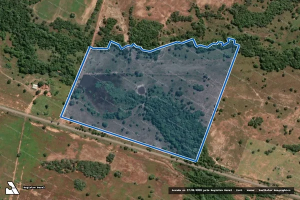 Imagem de satélite de FAZENDA RECANTO DAS ARARAS - PARCELA 07 - Parte 6 em Novo Planalto - GO