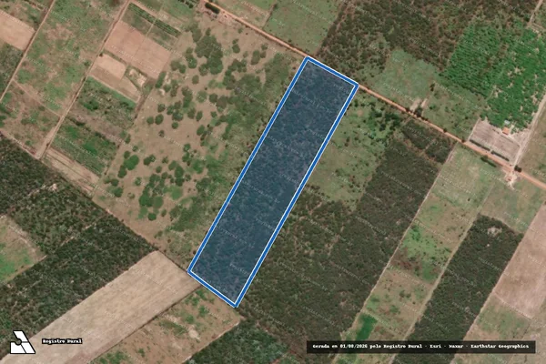 Imagem de satélite de PROJETO DE ASSENTAMENTO OZIEL ALVES - LOTE 30 - Parte 1 em Mossoró - RN