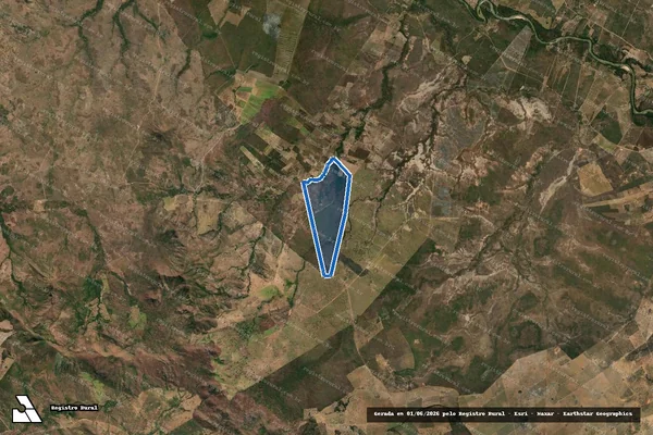 Imagem de satélite de FAZENDA BATIEIRO I - 001 em Arraias - TO