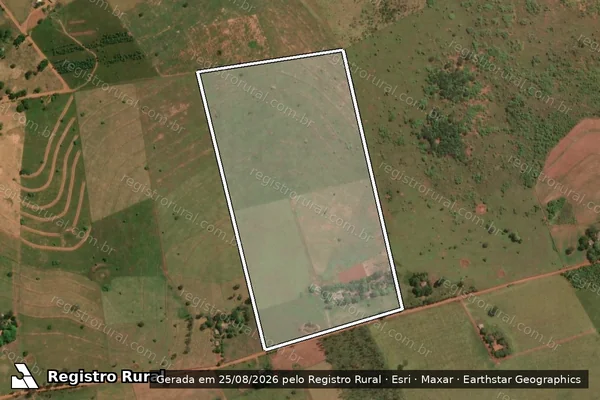 Imagem de satélite de ASSENTAMENTO ESTADUAL BOM PASTOR - PA0081S00Q00L118 em Sandovalina - SP