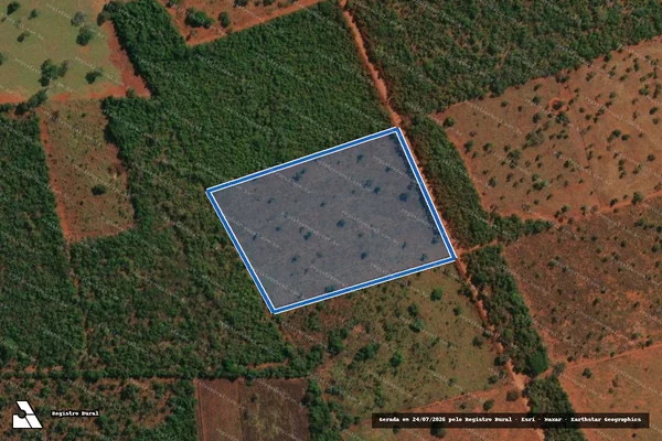 Imagem de satélite de LOTE-83 - Parte 83.2 em Unaí - MG
