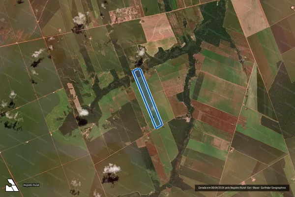 Imagem de satélite de LOTE 154 em Diamantino - MT