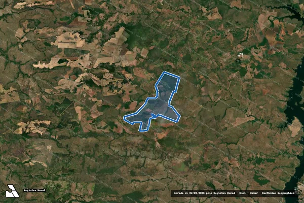 Imagem de satélite de Fazenda Mata do Boi - Parte 1 em Darcinópolis - TO