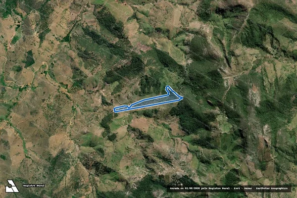 Imagem de satélite de Fazenda São João - Parcela 1 em Conselheiro Pena - MG