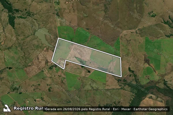 Imagem de satélite de SANTO IZIDRO - PARCELA 1 em Alegrete - RS