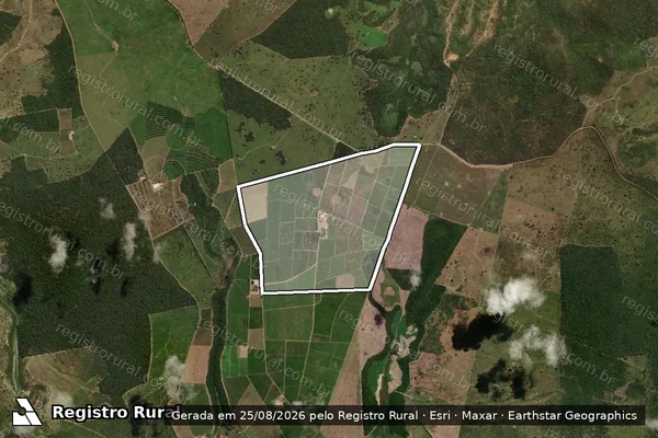 Imagem de satélite de Fazenda Condomínio Cabeceira - Parcela Única em Vitória da Conquista - BA