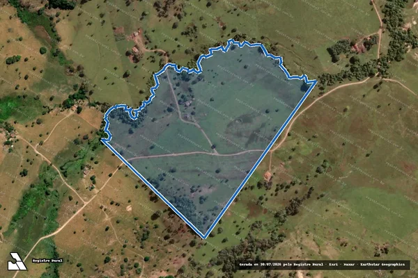 Imagem de satélite de FAZENDA BARREIRO E CÓRREGO GRANDE - 001 em Rubiataba - GO
