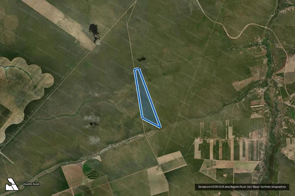 Imagem de satélite de FAZENDA PENISULA - Parte 1 em São Desidério - BA