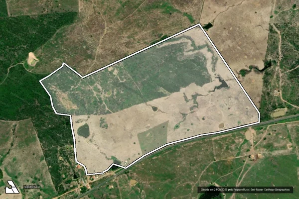 Imagem de satélite de FAZENDA MARIA LUIZA 02 em Riachão do Dantas - SE