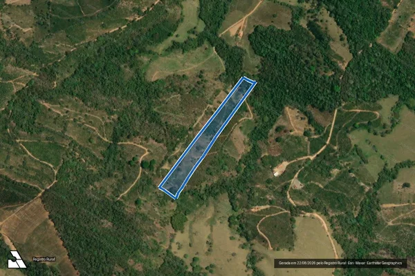 Imagem de satélite de SITIO PIÃO - Parte 1 em Campestre - MG