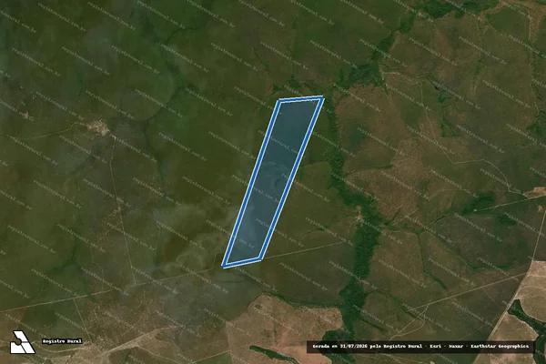 Imagem de satélite de LOTE 02 em Paranatinga - MT