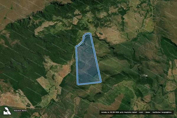 Imagem de satélite de FAZENDA SÃO PAULO - Parte 2 em Porto Esperidião - MT