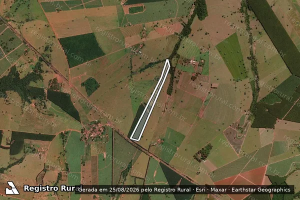 Imagem de satélite de Parte do sitio São José - Alcebiades Alves Pereira em Nova Granada - SP