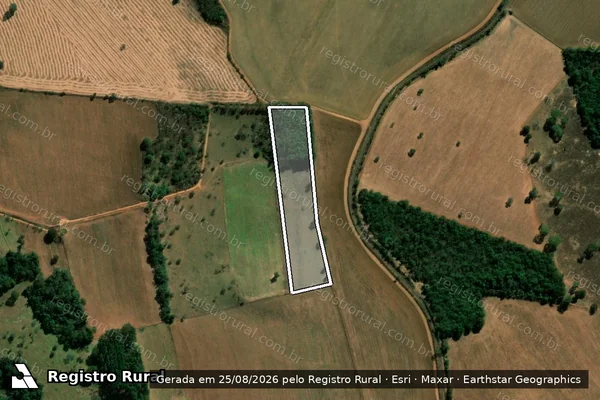 Imagem de satélite de FAZENDA RIO DO PEIXE - Parte 6 em Orizona - GO