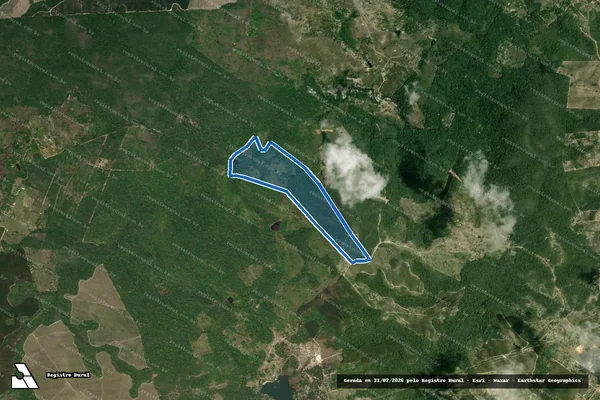 Imagem de satélite de FAZENDA PIABAS - Parte 1 em Itanagra - BA