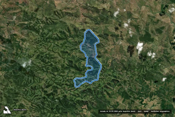 Imagem de satélite de Fazenda Monte Cristo - Parte 1 em Ribeirão do Largo - BA