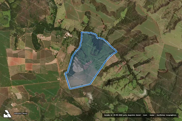 Imagem de satélite de FAZENDA SÃO JOÃO DA RAQUEL - Parte 1 em Alexânia - GO