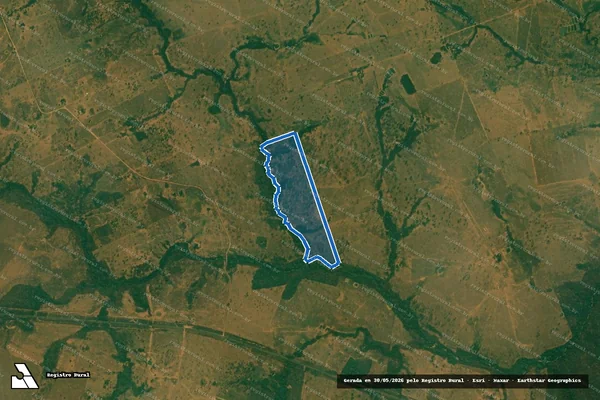 Imagem de satélite — Fazenda Barra Bonita - PARCELA 02 - Figueirópolis D'Oeste/MT