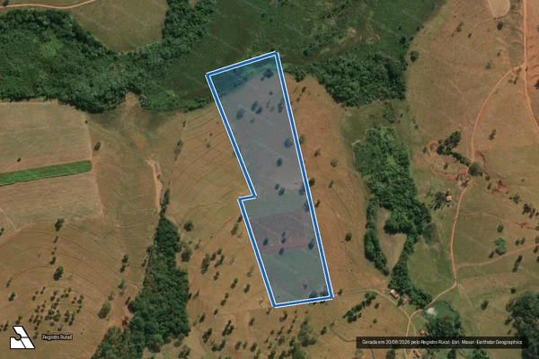 Imagem de satélite de FAZENDA GAIBÚ  - GLEBA 02 em Gurinhatã - MG