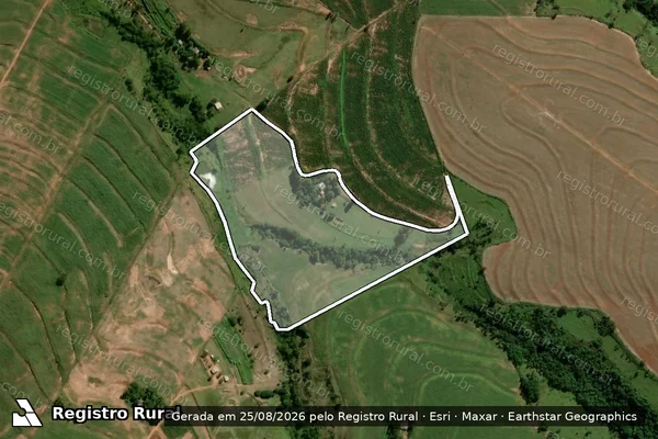 Imagem de satélite de Lote 46 - PA Nossa Senhora Aparecida - Lote 46B em Mariluz - PR
