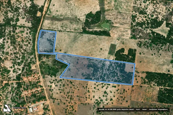Imagem de satélite de PROJETO DE ASSENTAMENTO 1 DE MAIO ? LOTE 49 - Parte 1 em Caraúbas - RN
