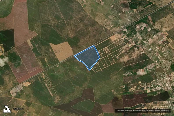 Imagem de satélite de Fazenda Dois Leões - Parte 1 em Vitória da Conquista - BA