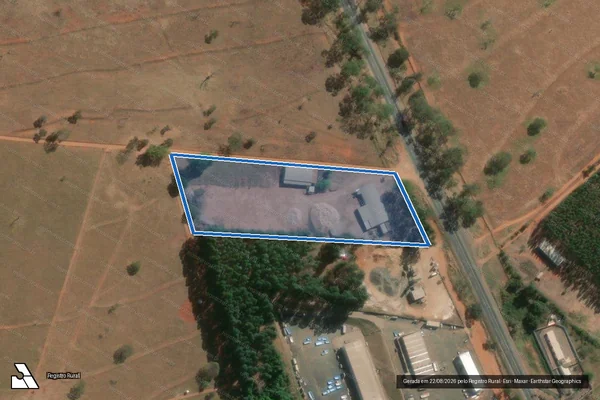 Imagem de satélite de CHACARA PORTELA - 001 em Prata - MG