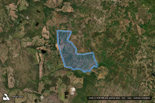 Imagem de satélite de Lote 02, do Lot° Faz. Girassol - Lote 02 em Dianópolis - TO