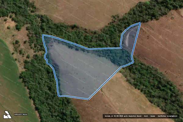 Imagem de satélite de FAZENDA TAMBORIL - GLEBA B em Tapira - MG